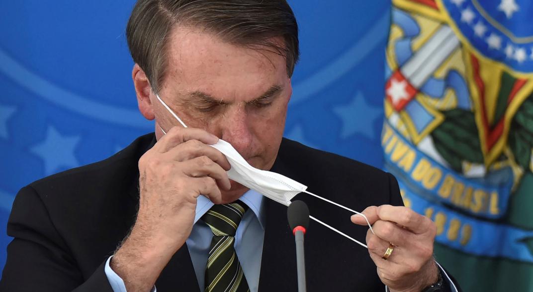 La “gripecita” le llego a Bolsonaro