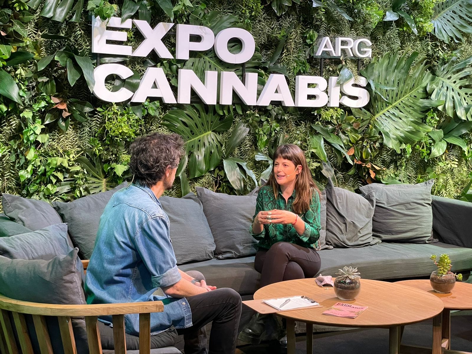 Candidata entrerriana participó del Expo Cannabis en La Rural