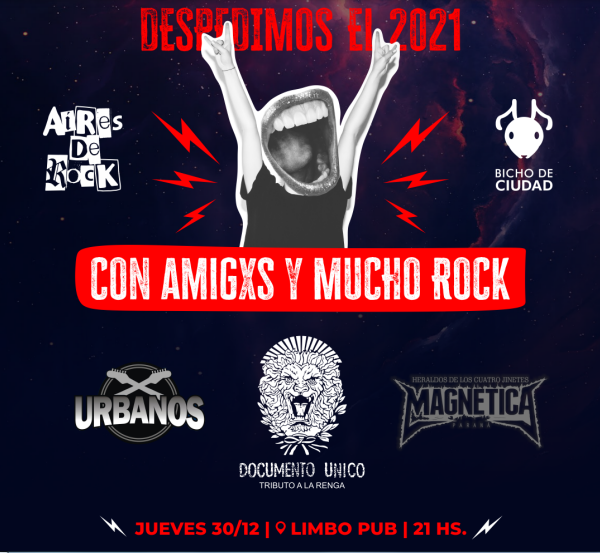 Aires de Rock y Bicho de Ciudad: ambos programas radiales te invitan a cerrar el año a puro rock