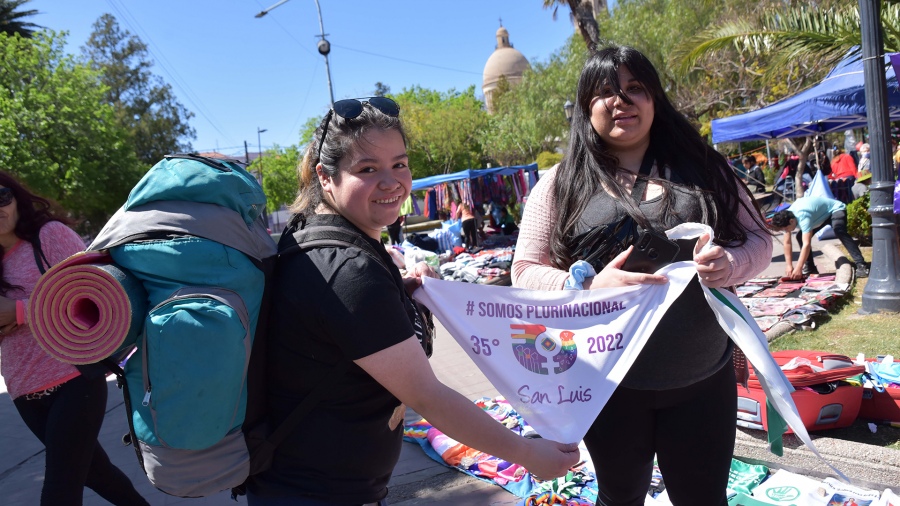 Comenzó el 35° Encuentro Plurinacional de Mujeres en San Luis