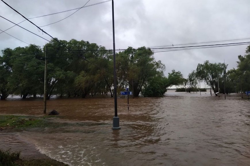 Inundaciones en la costa del Uruguay: Colón y Concordia son las más afectadas