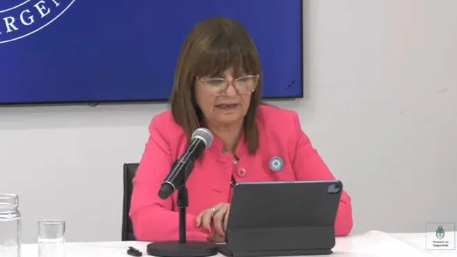 Patricia Bullrich anunció el protocolo antipiquetes con la intervención de las cuatro fuerzas federales