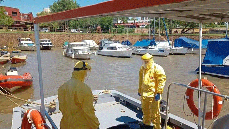 Hallaron el cuerpo de una mujer flotando en el río Uruguay